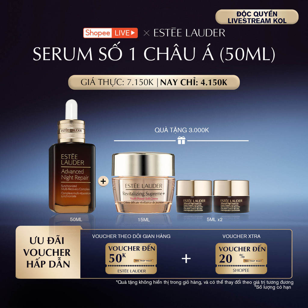 [Ưu Đãi Livestream] Tinh chất (Serum) phục hồi chống lão hóa Estee Lauder Advanced Night Repair Multi-Recovery 50ml