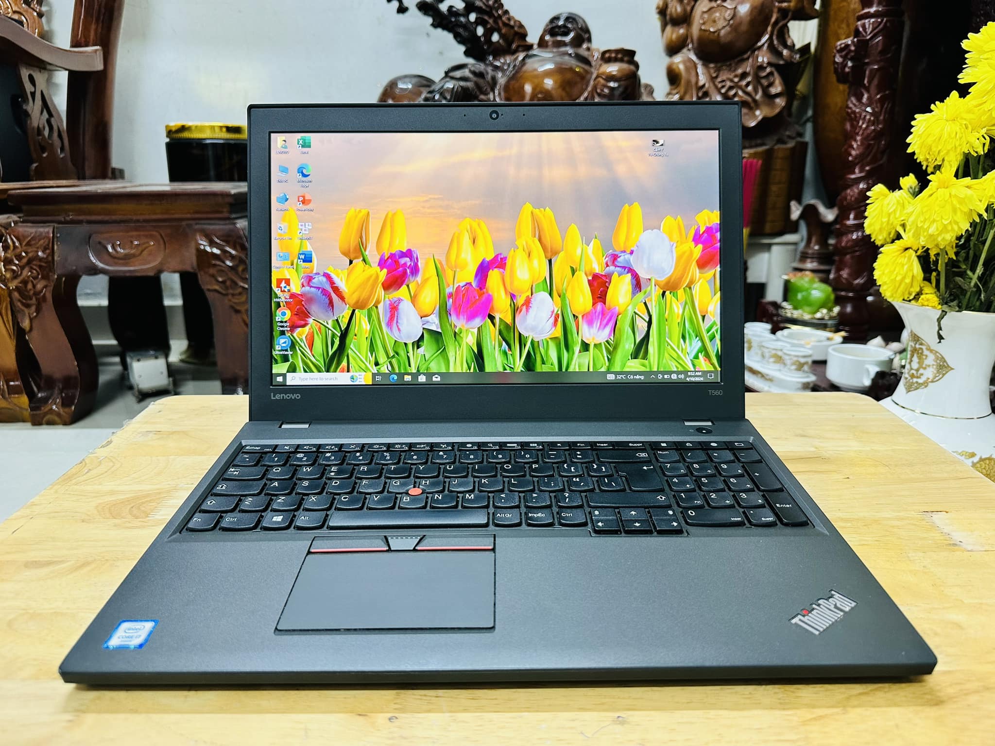 LAPTOP THINKPAD T560 CORE I7 6600U RAM 8G SSD 256G 15.6INCH FHD IPS