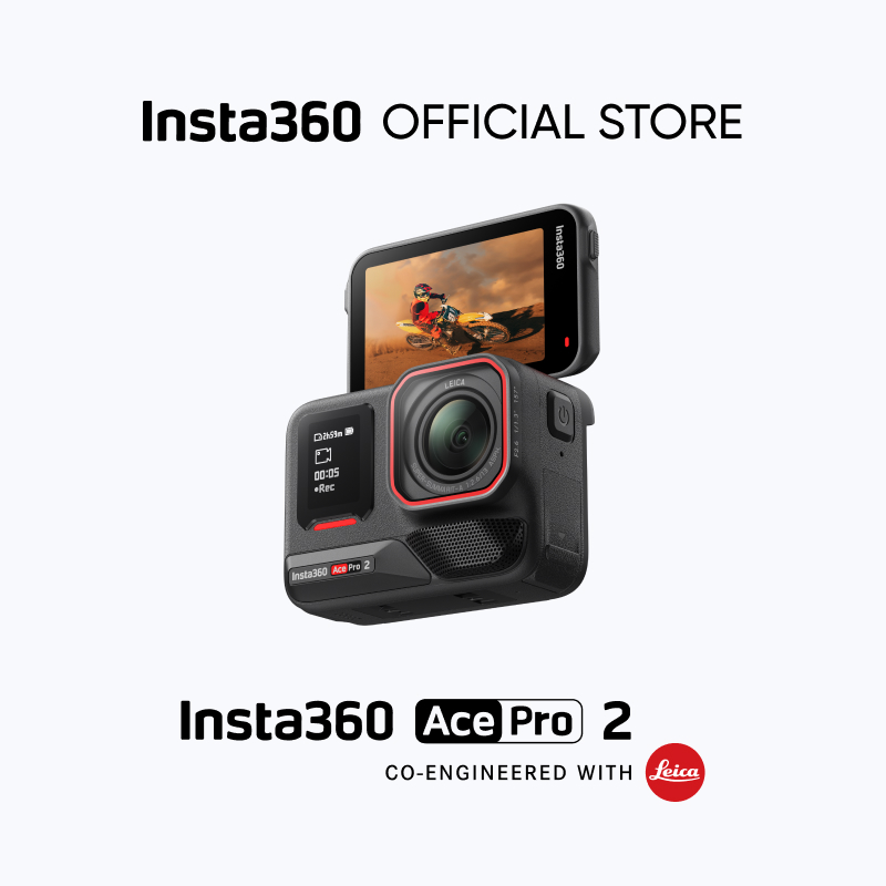 Insta360 Ace Pro 2 Pin Kép Bó-8K chống thấm nước Camera hành động đồng thiết kế với Leica 1/1. Cảm biến 3 " chip ai kép ánh sáng thấp hàng đầu âm thanh vượt trội chỉnh sửa Màn hình lật & Ai cho vlog mô tô và hơn thế nữa