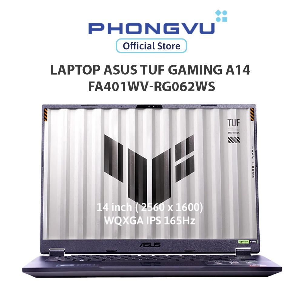 Laptop Asus TUF Gaming A14 FA401WV-RG062WS (Ryzen AI 9 HX 370/ GeForce RTX™ 4060/ 16GB/ 1TB/ Windows 11 + Office) | Shopee Việt Nam