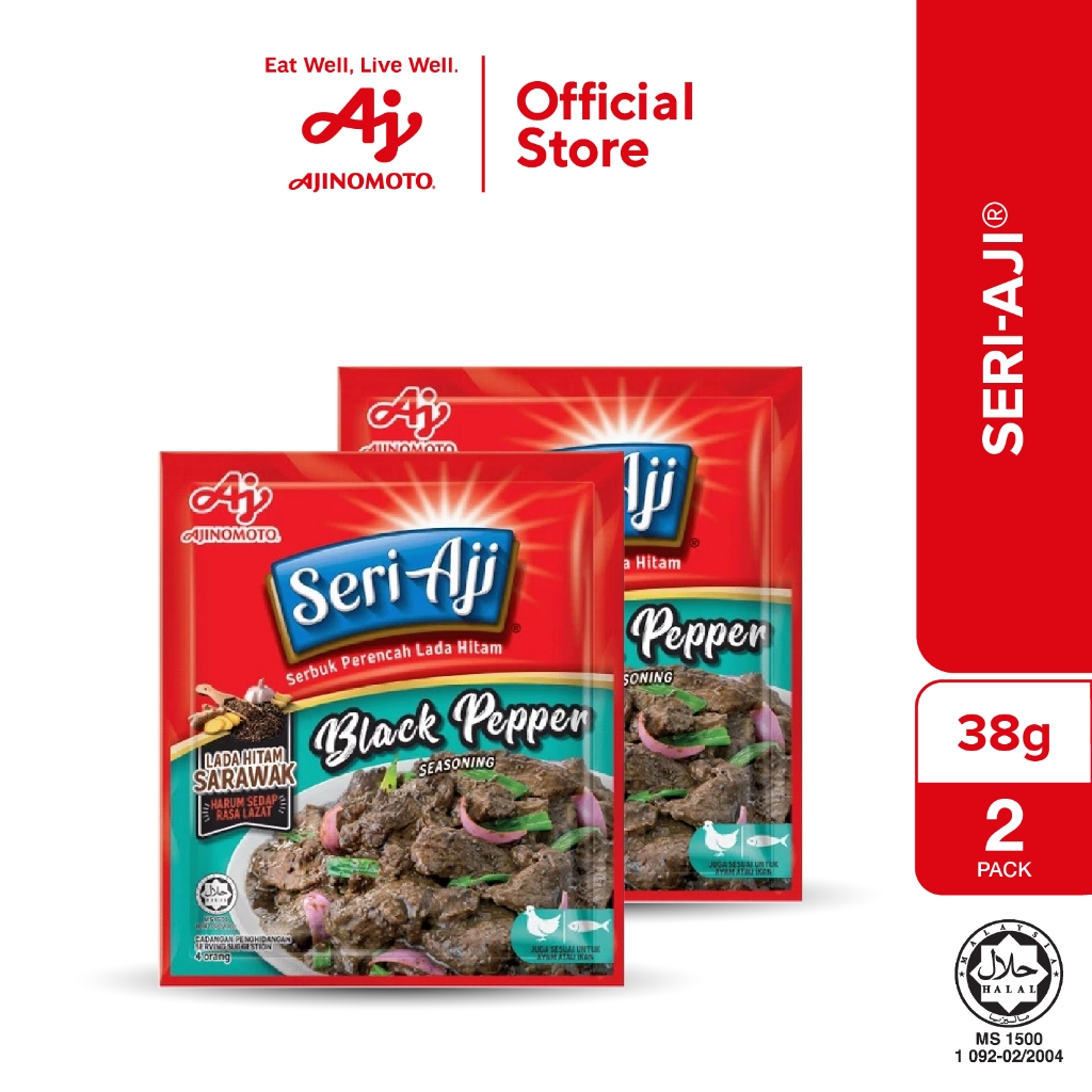 SERI-AJI® Black Pepper (38g x 2 pack) | Shopee Malaysia