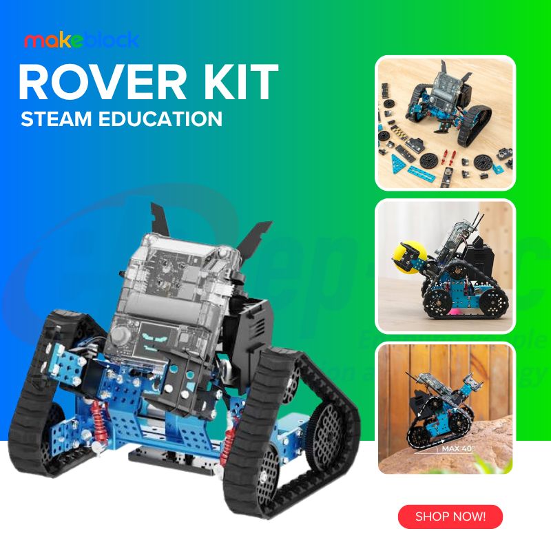 Makeblock mBot2 Rover Robotics Kit: Kid's Interactive Emo Robot for Coding Learning and Outdoor Play