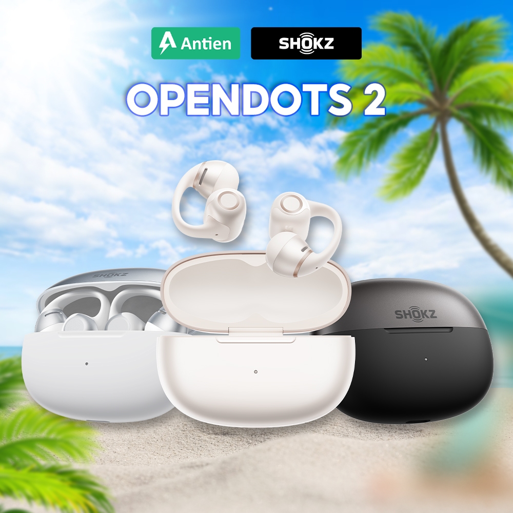 Tai nghe Bluetooth SHOKZ OPENDOTS 2 - Model E320 - Pin Lên Tới 40 giờ, Khử Ồn AI - Hàng Chính Hãng | Shopee Việt Nam