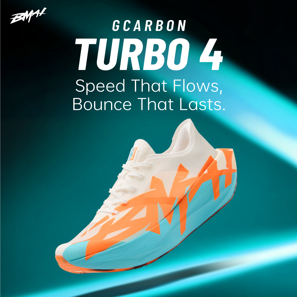 BMAI GCARBON TURBO 4 Carbon Plate Shoes For Advanced Runner | Shopee Malaysia