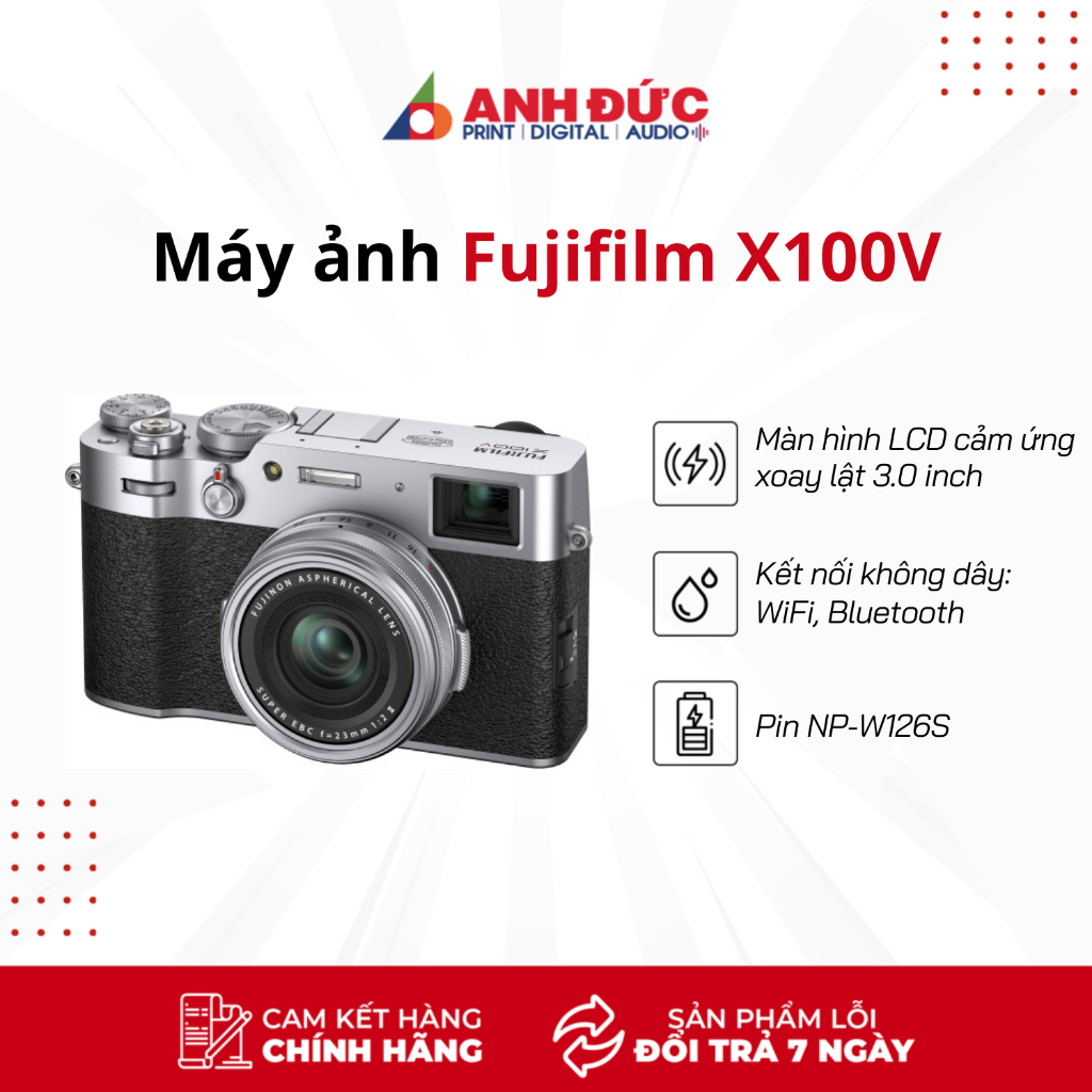 Máy Ảnh Fujifilm X100V - Hàng Chính Hãng | Shopee Việt Nam