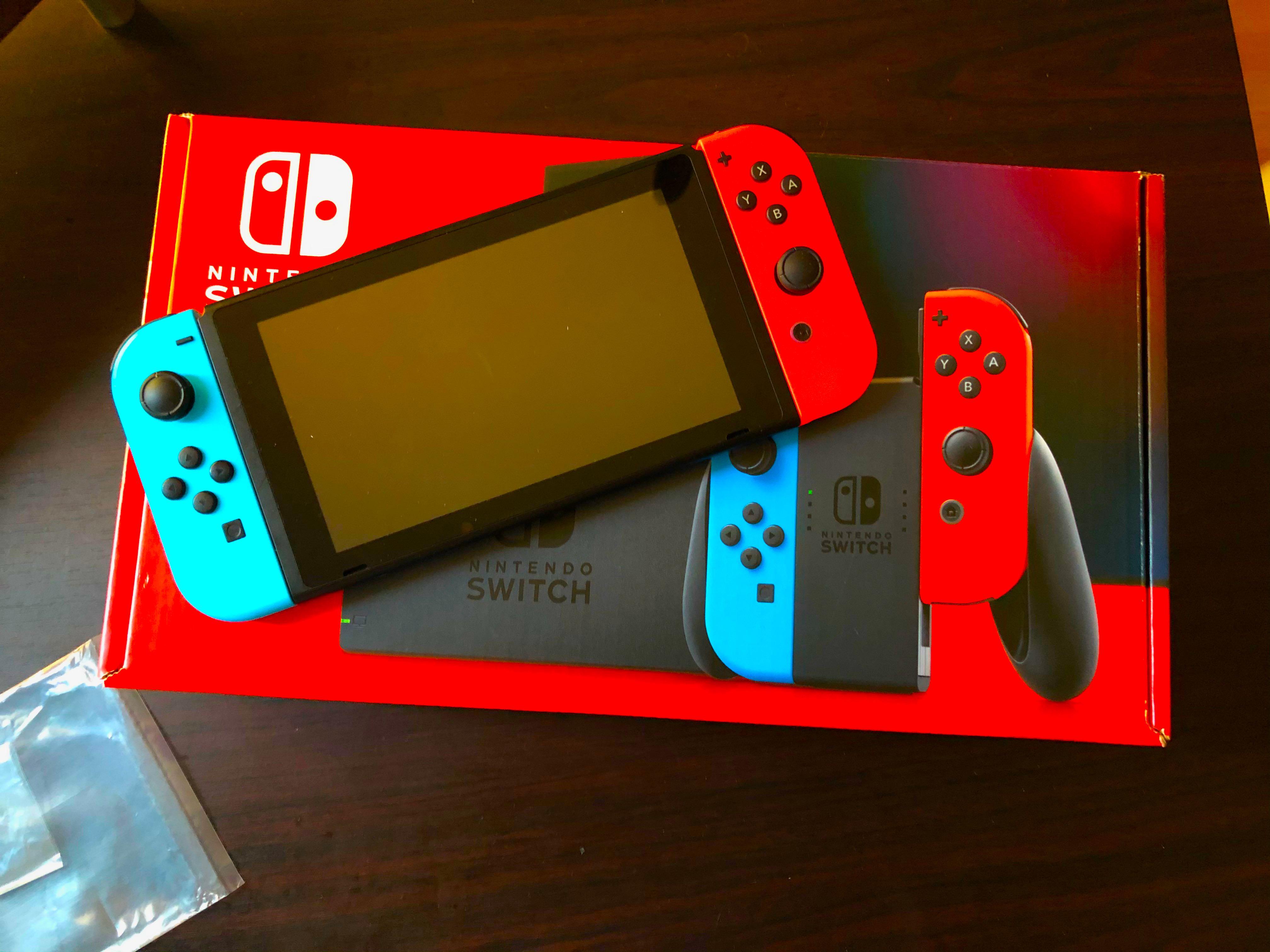 Nintendo Switch V2 NEON FULLBOX (2ND) LIKENEW