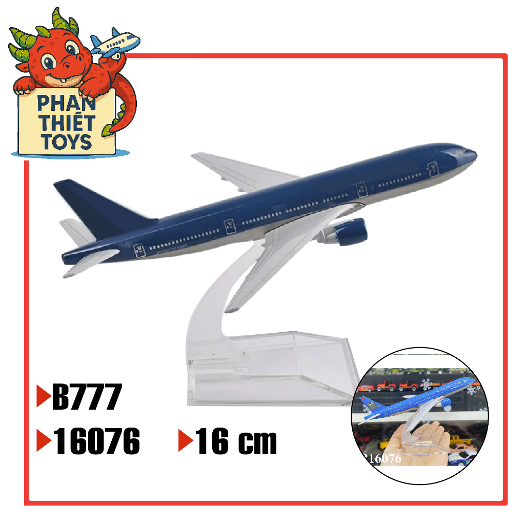 Mô hình máy bay VN Airlines Boeing B777-200ER tỉ lệ 16cm MB16076 | Shopee Việt Nam