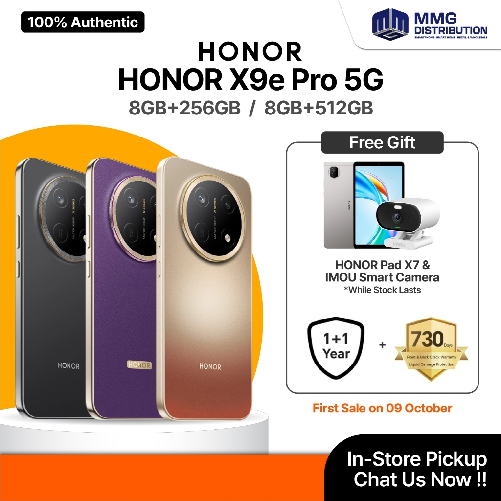 [NEW] HONOR X9e Pro 5G | 8+512GB / 8+256GB | 11000mah Battery | 108MP OIS Camera