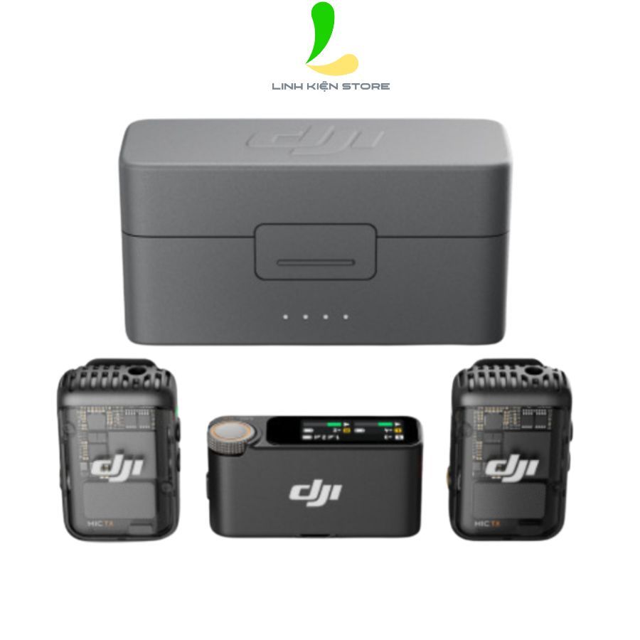 Microphone không dây DJI MIC 2 - Thiết bị ghi âm chuyên nghiệp cho điện thoại, máy ảnh, máy quay thời lượng pin 6 giờ | Shopee Việt Nam