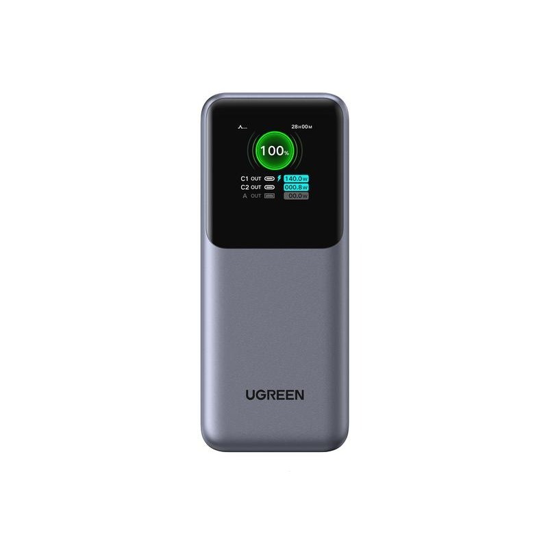 Pin sạc dự phòng UGREEN Nexode PB721 130W dung lượng 20000mah sạc nhanh PD3.1 100W với 2 cổng Type C màn hình LED
