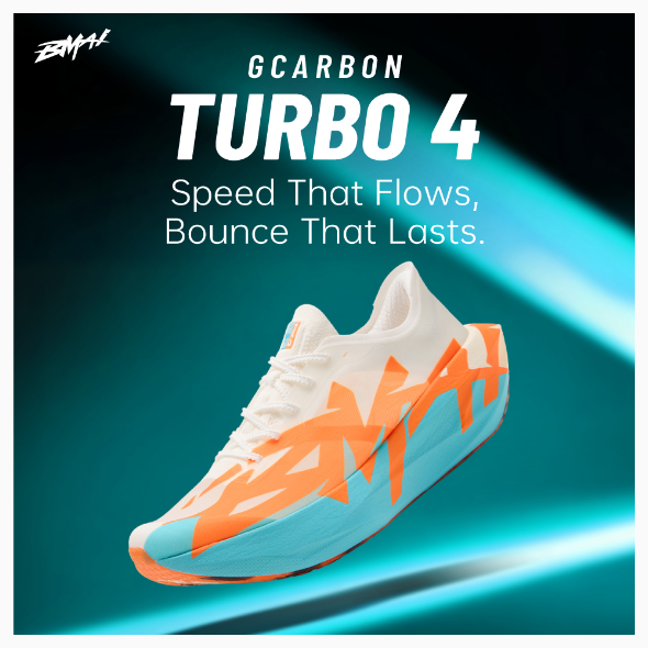BMAI GCARBON TURBO 4 Carbon Plate Shoes For Advanced Runner | Shopee Malaysia
