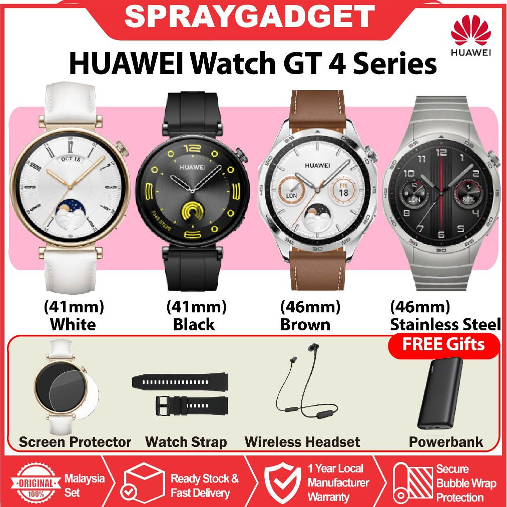 HUAWEI Watch GT 4 (46mm /41mm) Smartwatch Geometric Aesthetics Health Management Up to 2 Weeks Battery