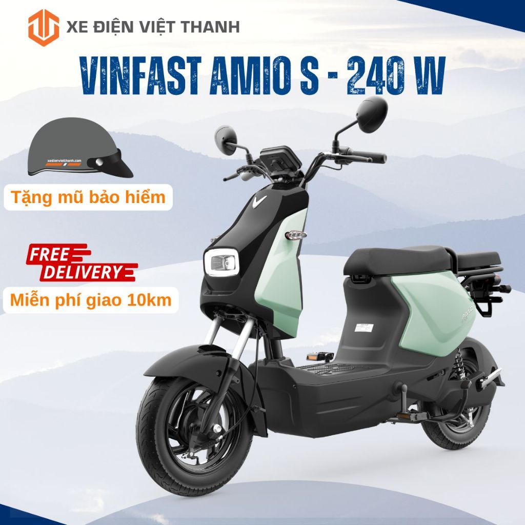 Xe điện VinFast Amio S có bàn đạp - Giá Vì Tương Lai Xanh | Shopee Việt Nam