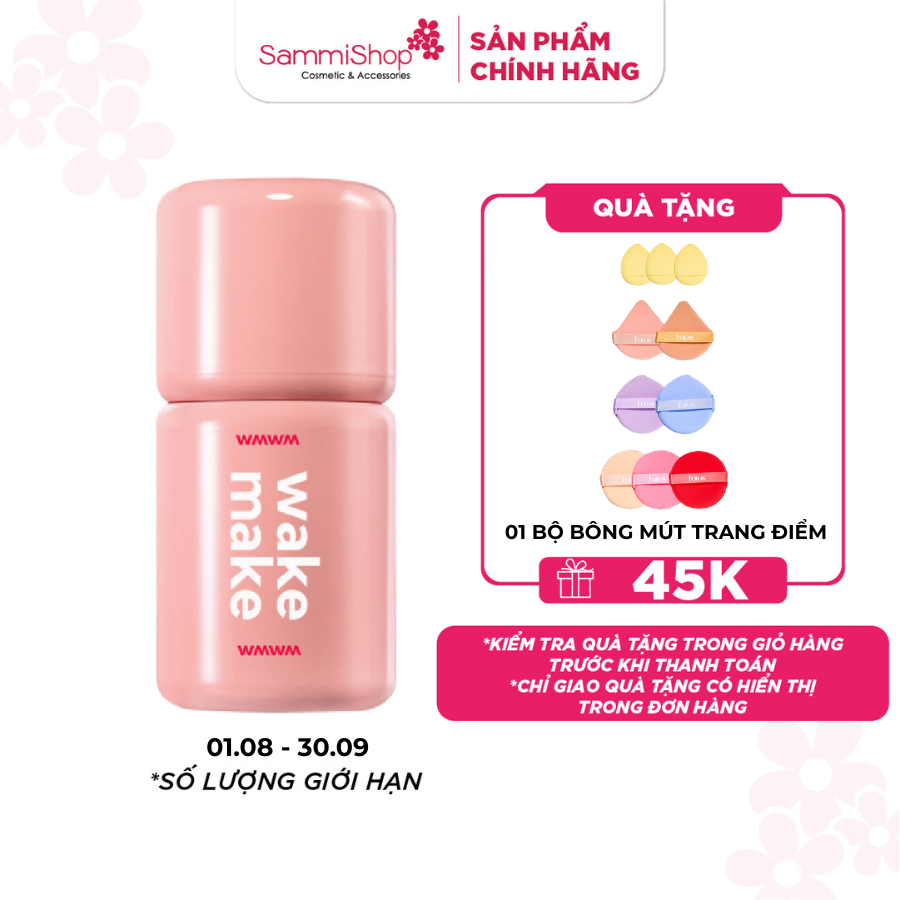Wakemake Phấn má Shaking Blur Cheek 4g