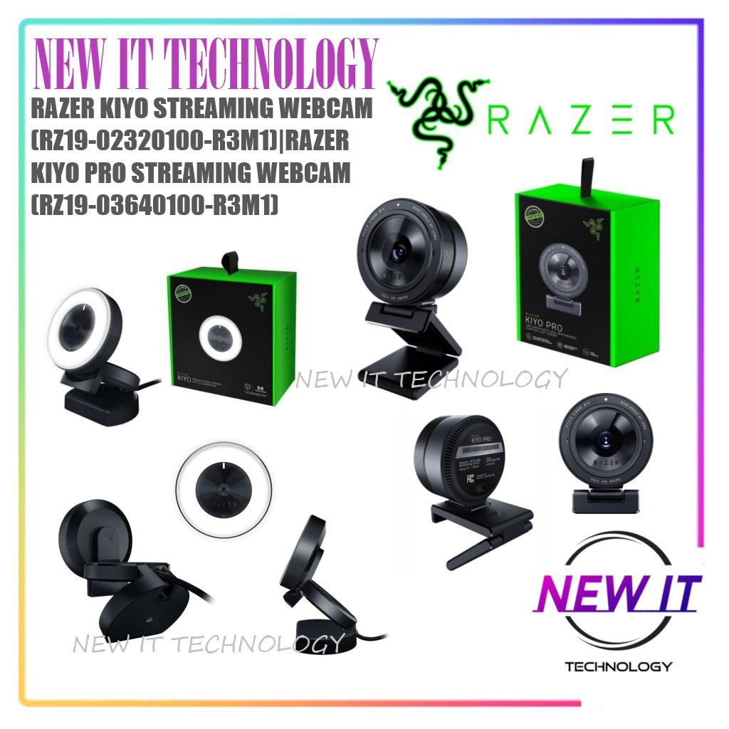 Razer Kiyo / Kiyo X / Kiyo Pro / Kiyo V2 / Kiyo V2 X Full HD & 4K Streaming Webcam Camera | Shopee Malaysia