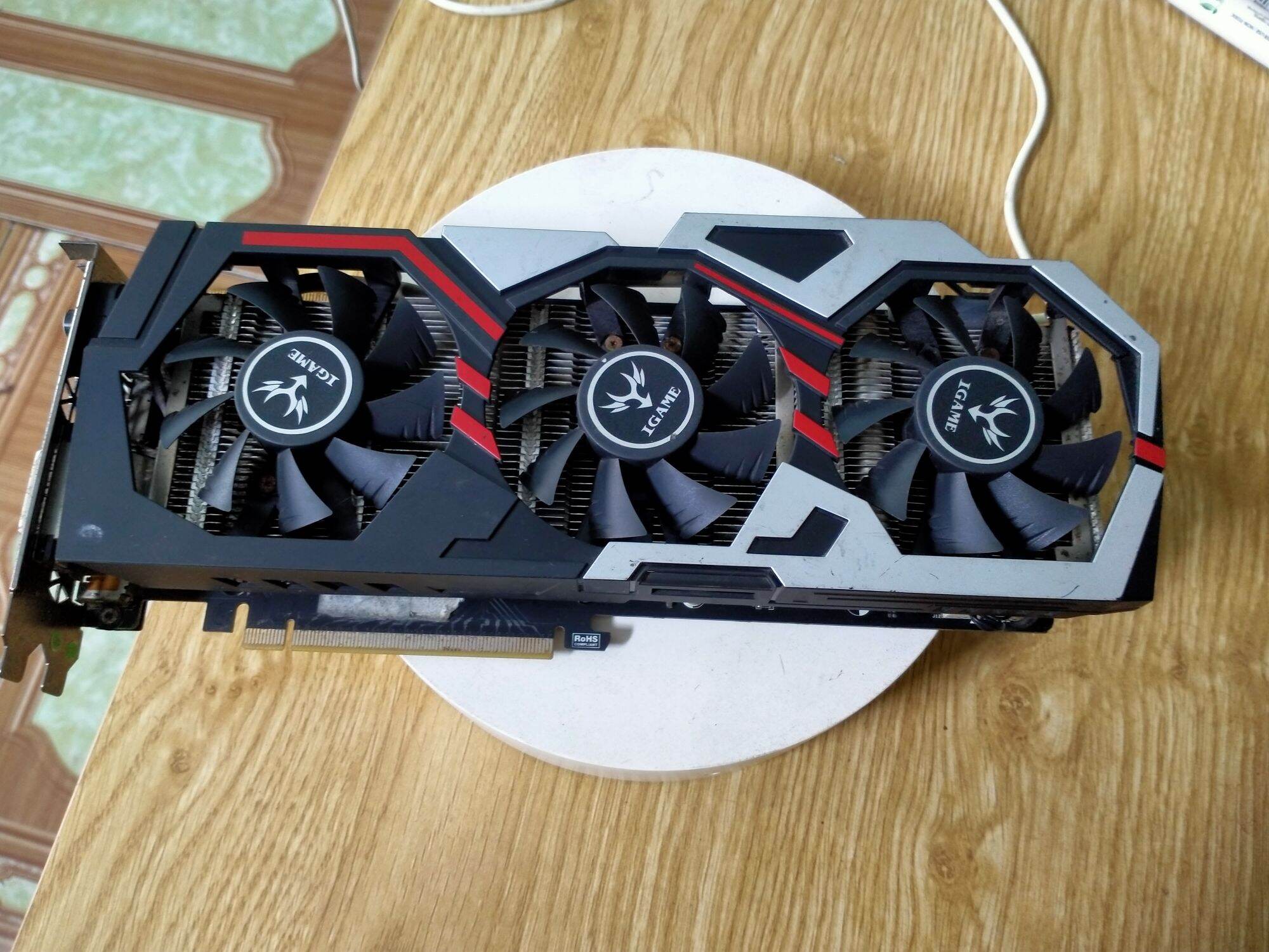 VGA - Card đồ họa Colorful GTX 1070 iGame 8GB ba fan chính hãng giá rẻ bảo hành 2 tháng