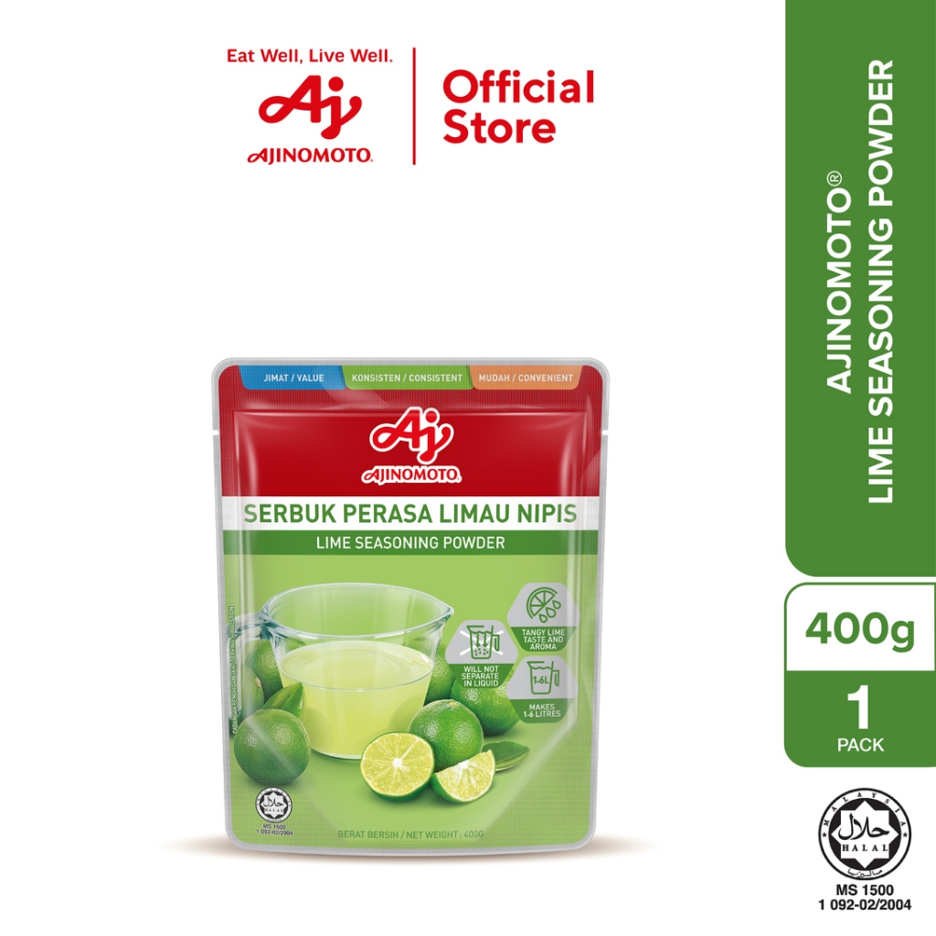 "AJINOMOTO" Lime Seasoning Powder (400G) BUY 1 FREE 1 | Shopee Malaysia