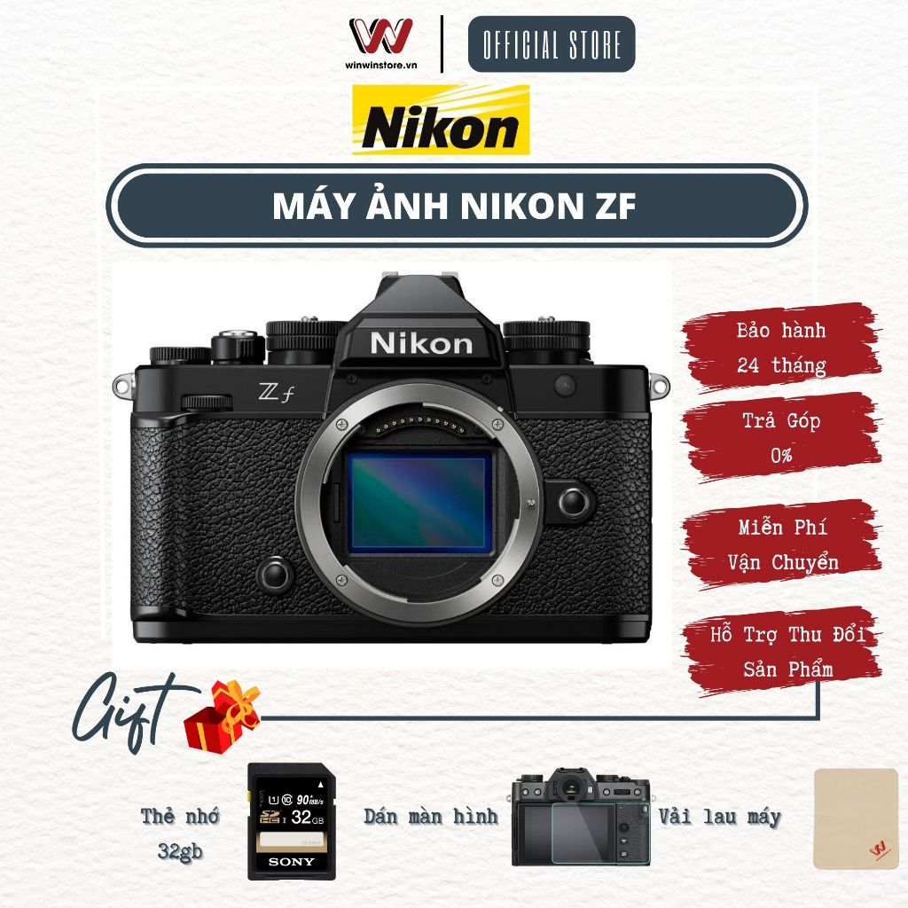 Máy ảnh Nikon Zf - Hàng Chính Hãng | Shopee Việt Nam