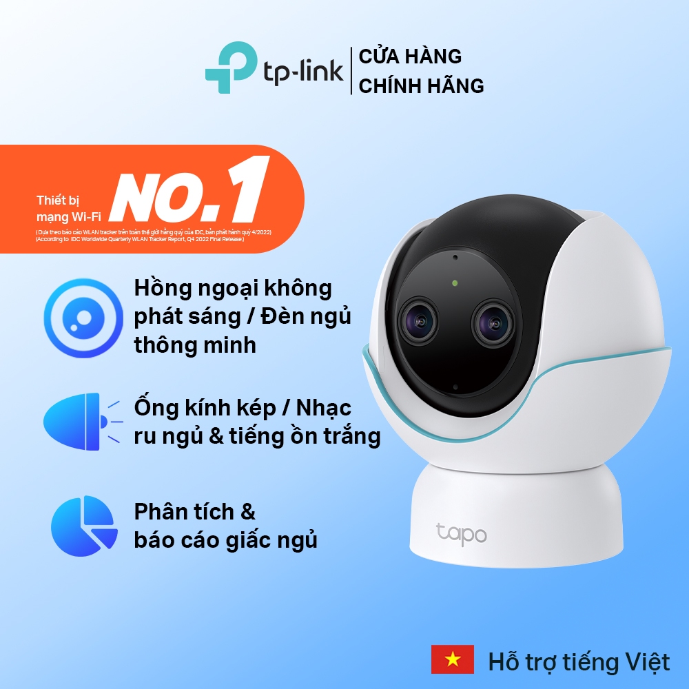 Camera Wifi Trong Nhà TP-Link Tapo C840 2K 4MP A.I, Quan Sát 360°, Camera Trông Trẻ, Có Màu về đêm | Shopee Việt Nam