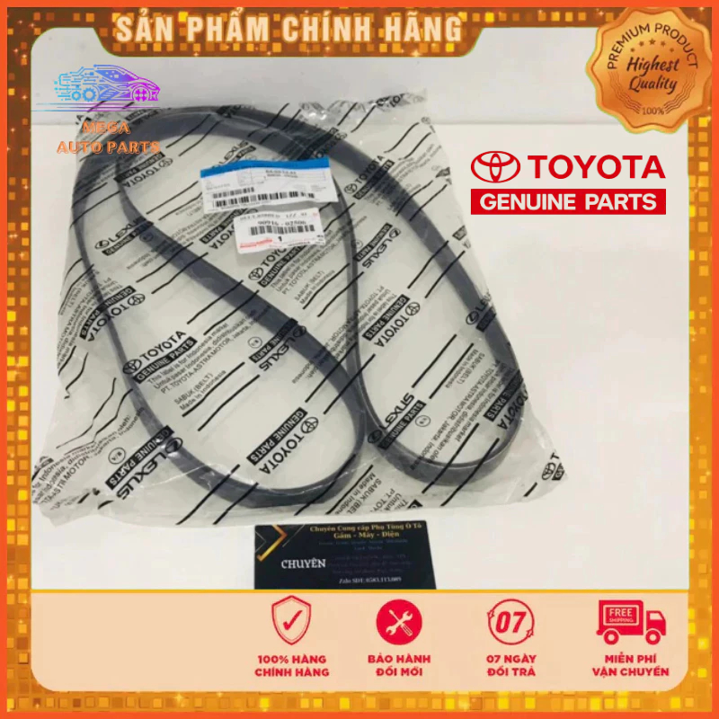 Dây curoa tổng Toyota Corolla Altis 1.6 3ZZ, 1.8 1ZZ đời 2000 - 2006 . Mã 90916-02506 | Shopee Việt Nam