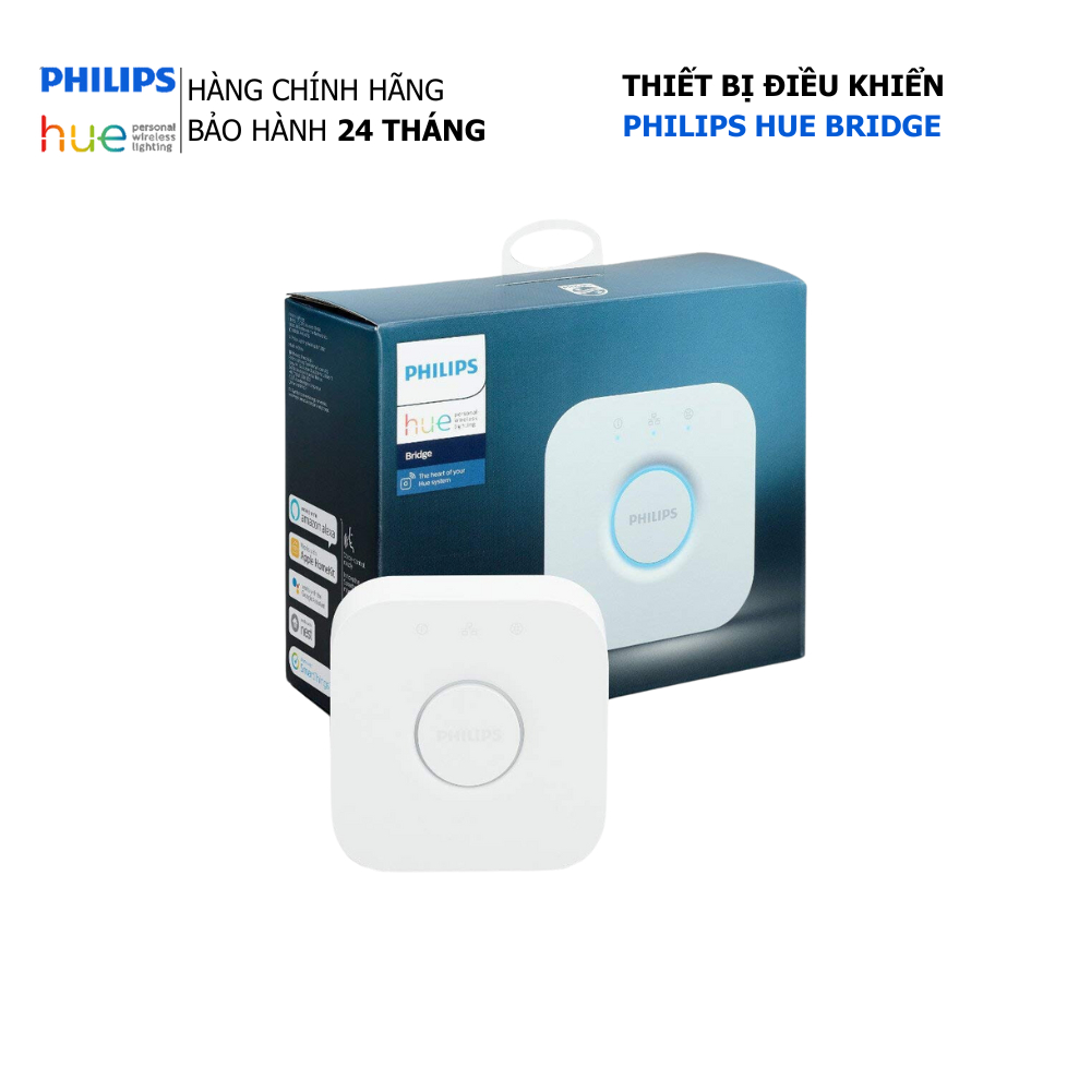 Philips Hue Bridge full box - Thiết bị điều khiển trung tâm Philips Hue, BH 2 Năm | Shopee Việt Nam