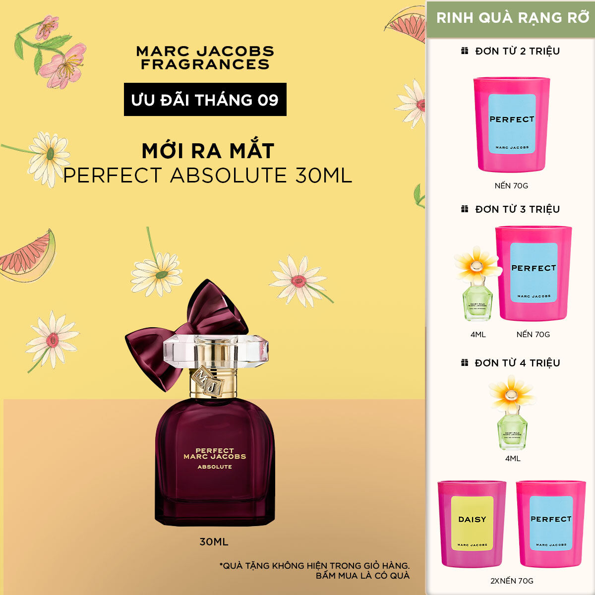 Nước hoa Nữ Marc Jacobs Perfect Absolute EDP 30ml