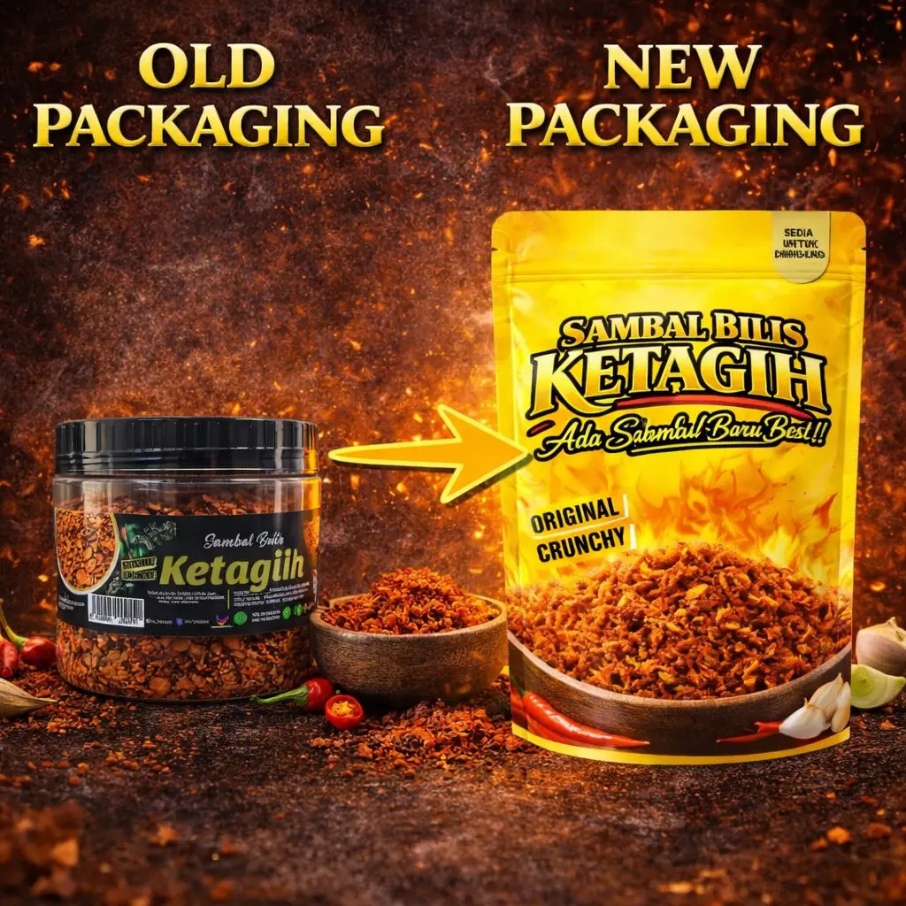 Sambal Ikan Bilis Garing Ketagih (Tiada Biji Cili) - Crunchy & Tak Berminyak [Pek Travel] - Ready To Eat