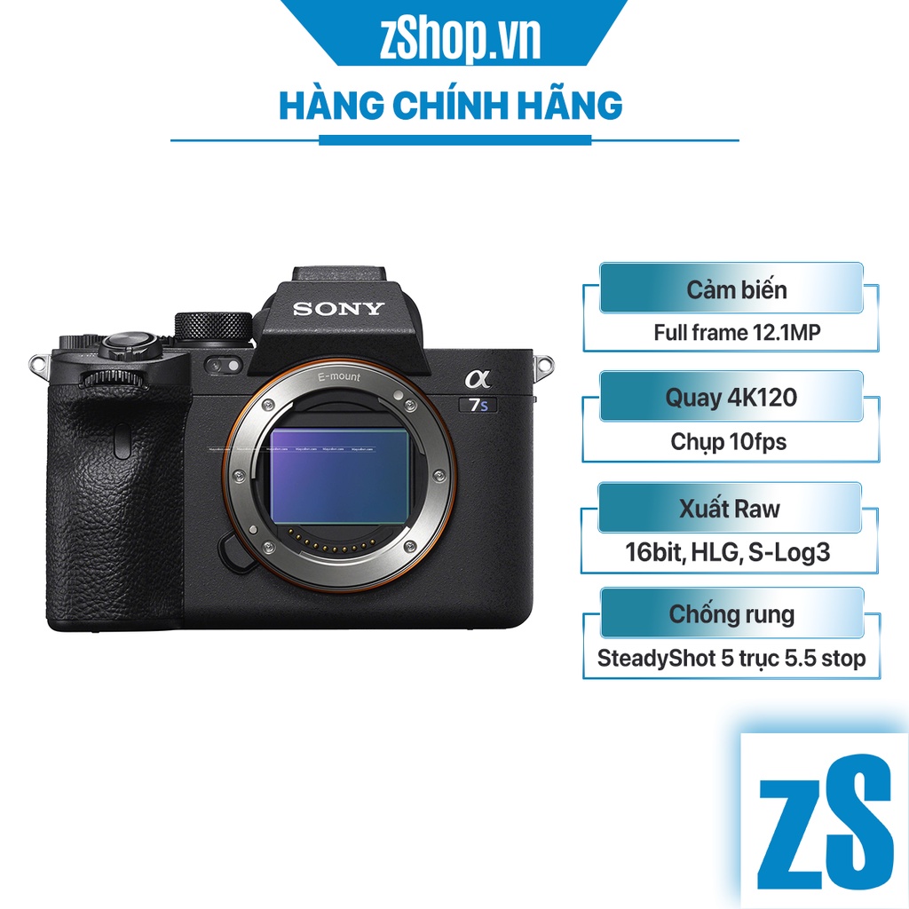 Máy Ảnh Sony A7S III (Body) (Hàng Chính Hãng) | Shopee Việt Nam