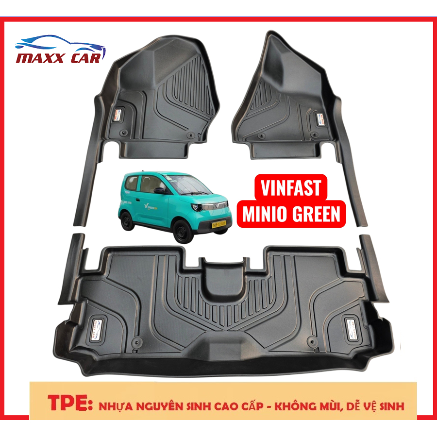 MINIO GREEN -Thảm lót sàn MAXXCAR nhựa TPE đúc 5D cho xe VINFAST Minio Green Eco và Plus 2026+. | Shopee Việt Nam