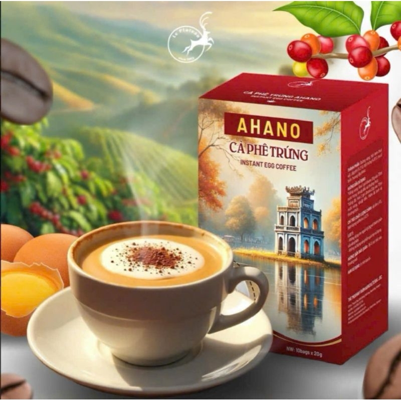 Cà phê Trứng Ahano hương vị Hà Nội thơm béo khác biệt | Shopee Việt Nam