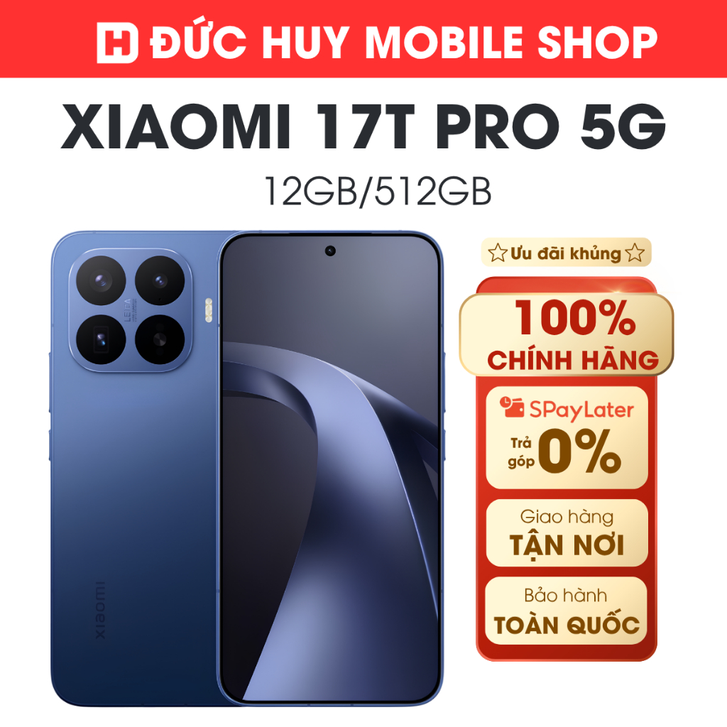 Điện Thoại Xiaomi 17T Pro 5G 12GB/512GB Chính Hãng | Shopee Việt Nam