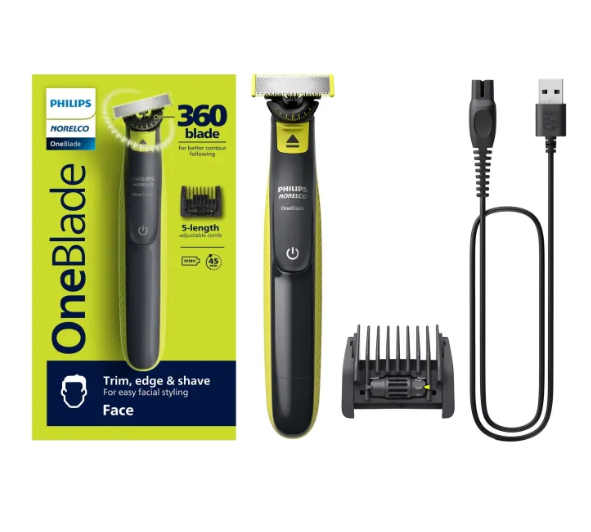 Máy Cạo Râu Tỉa Râu Philips Norelco OneBlade Máy Tỉa Râu Philips Norelco OneBlade Chống Nước 100% Nhập Mỹ BH 12 Tháng
