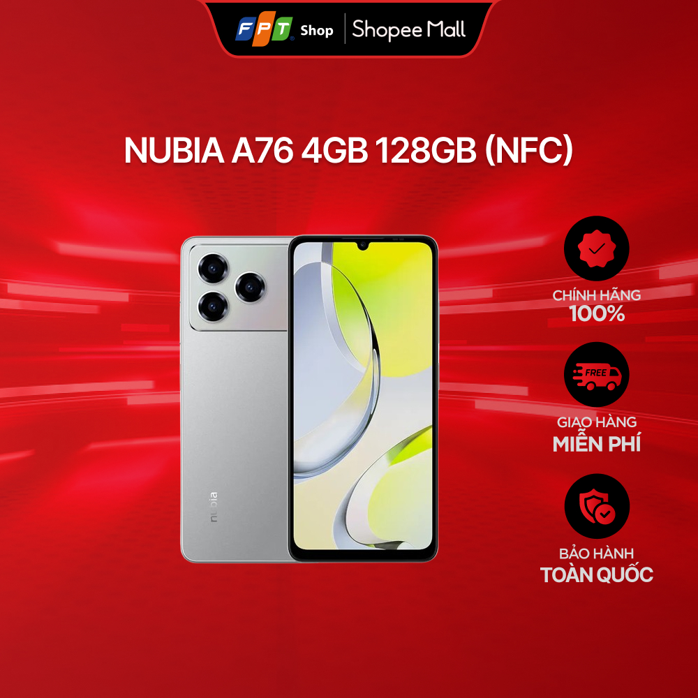 Điện thoại Nubia A76 4GB 128GB (NFC) | Shopee Việt Nam