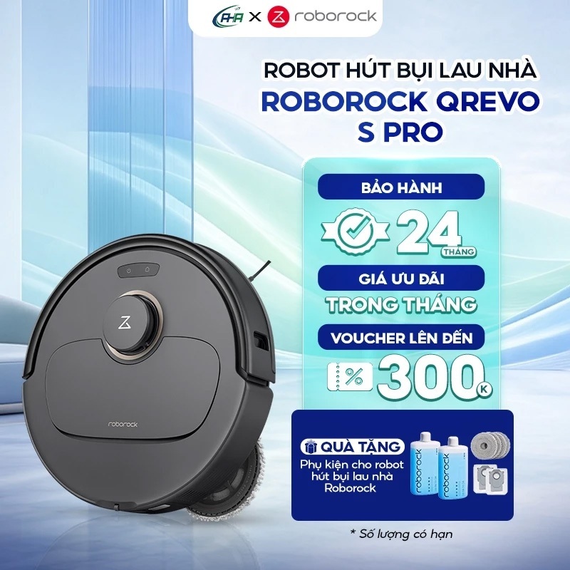 Robot Lau Nhà Thông Minh Roborock Qrevo S Pro – Tự Động Đổ Rác, Giặt Giẻ Nước Nóng | Shopee Việt Nam