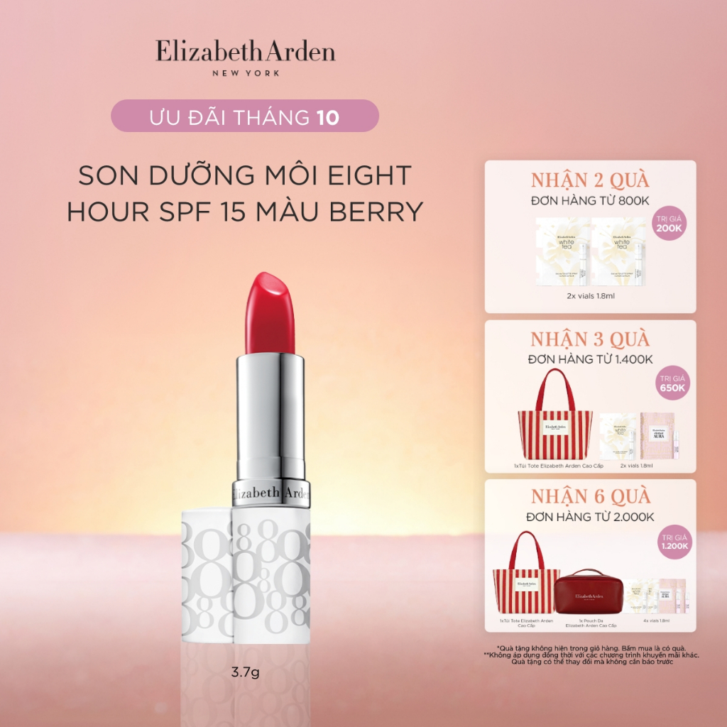 Son dưỡng môi có màu Elizabeth Arden Eight Hour Cream Lip Protectant Stick Tint SPF 15