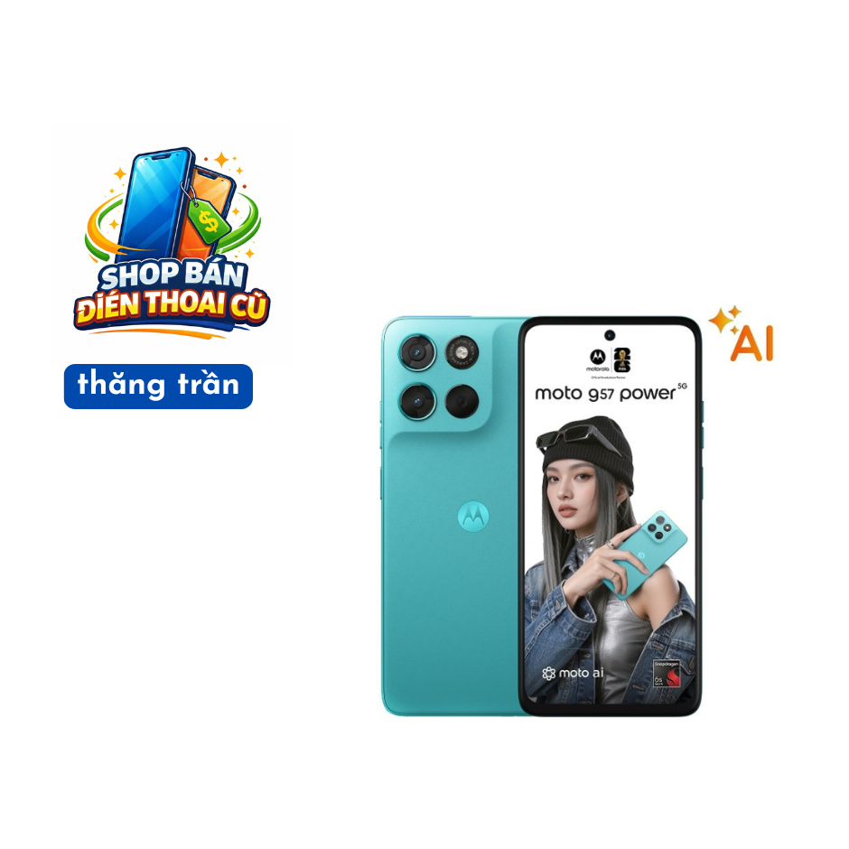 Điện thoại cảm ứng thông minh Motorola G57 Power 5G 8GB/128GB Snapdragon 6s Gen 4 – Hàng New Bảo Hành 12 Tháng. | Shopee Việt Nam
