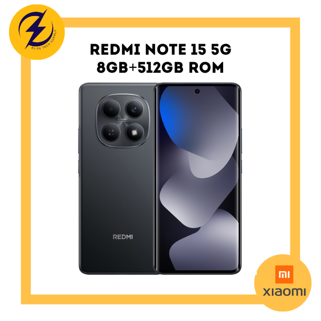Xiaomi Redmi Note 15 5G (8GB RAM + 512GB ROM) xiaomi-READY STOCK