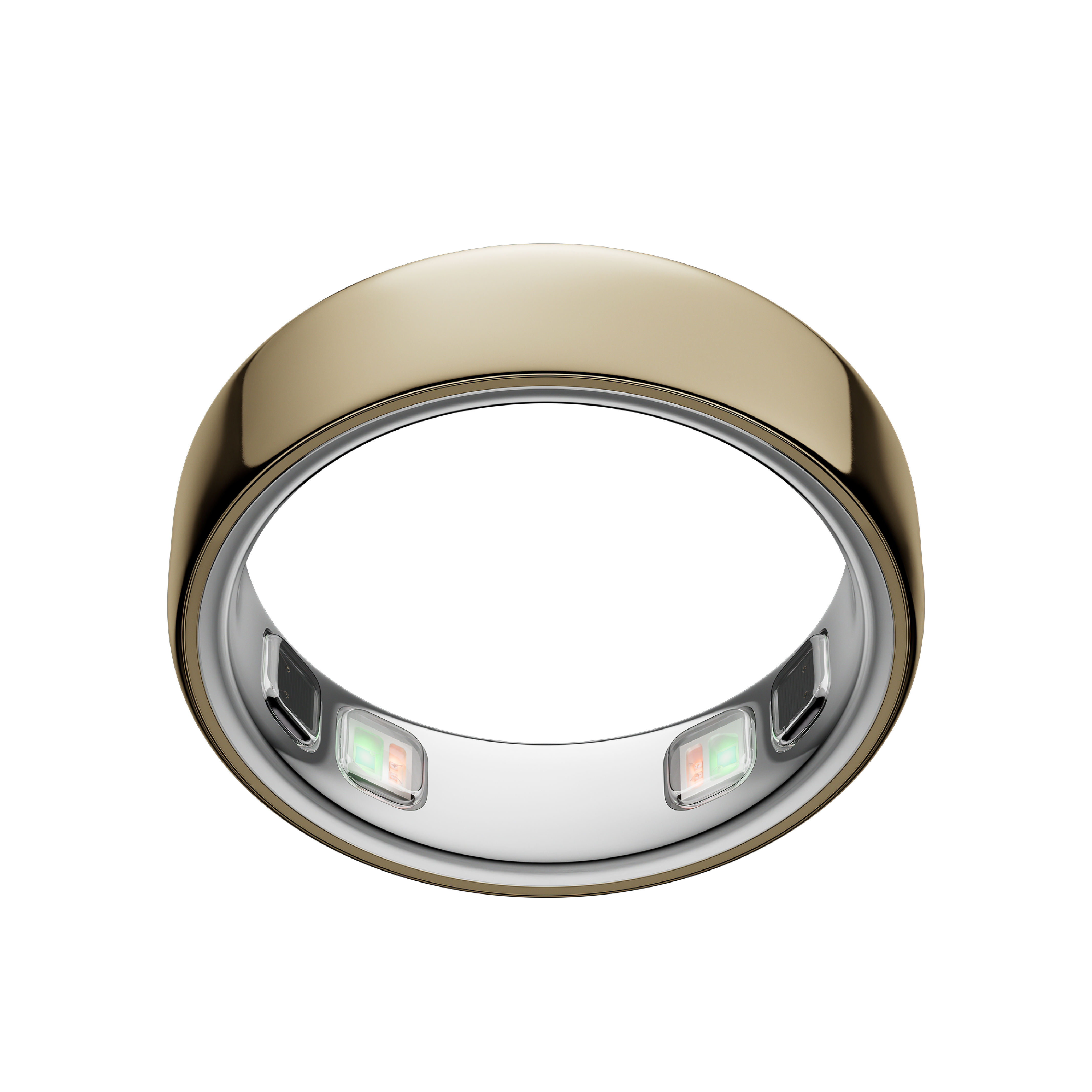 Oura Ring 5 Gold The worlds smallest smart ring- 24/7 Monitoring Heart Sleep Stress Bluetooth Waterproof