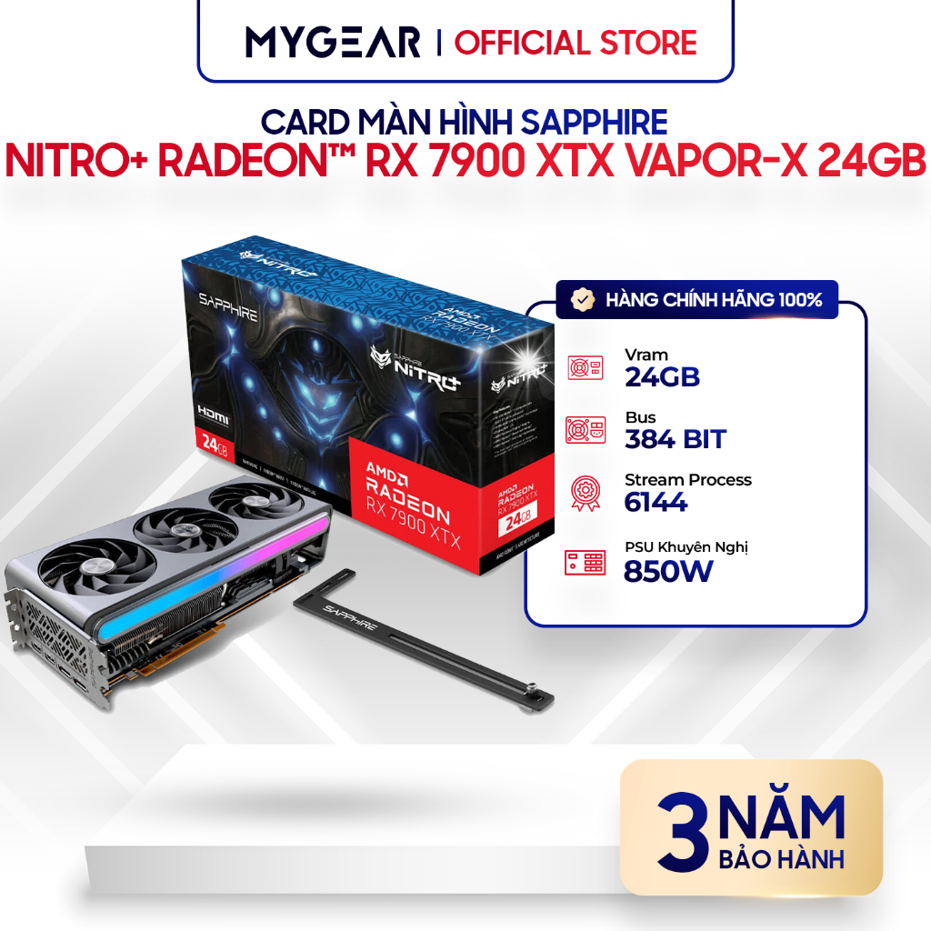Card Màn Hình VGA Sapphire NITRO+ Radeon™ RX 7900 XTX Vapor-X 24GB / 7900 XT Vapor-X 20GB /RX 7900 GRE GAMING OC 16GB | Shopee Việt Nam