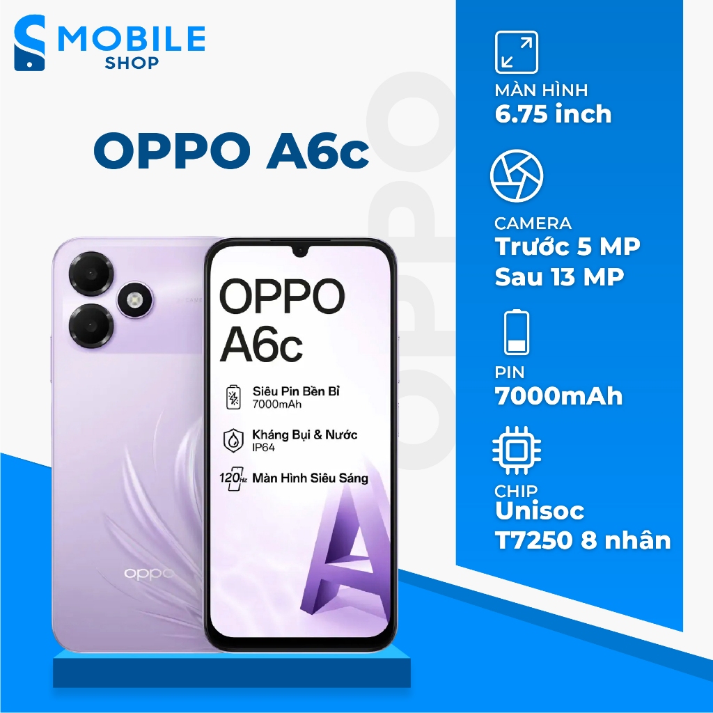 Điện thoại Oppo A6c Chính Hãng