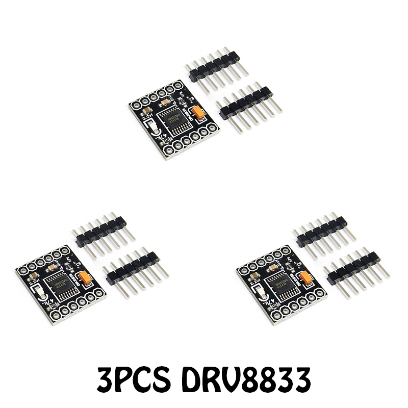 3 Bảng Mạch Mô-đun Điều Khiển Động Cơ DC 2 Kênh DRV8833 Cầu Chữ H 15A 3V-10V