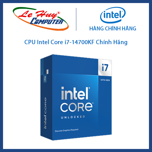 CPU Intel Core i7-14700KF Chính Hãng