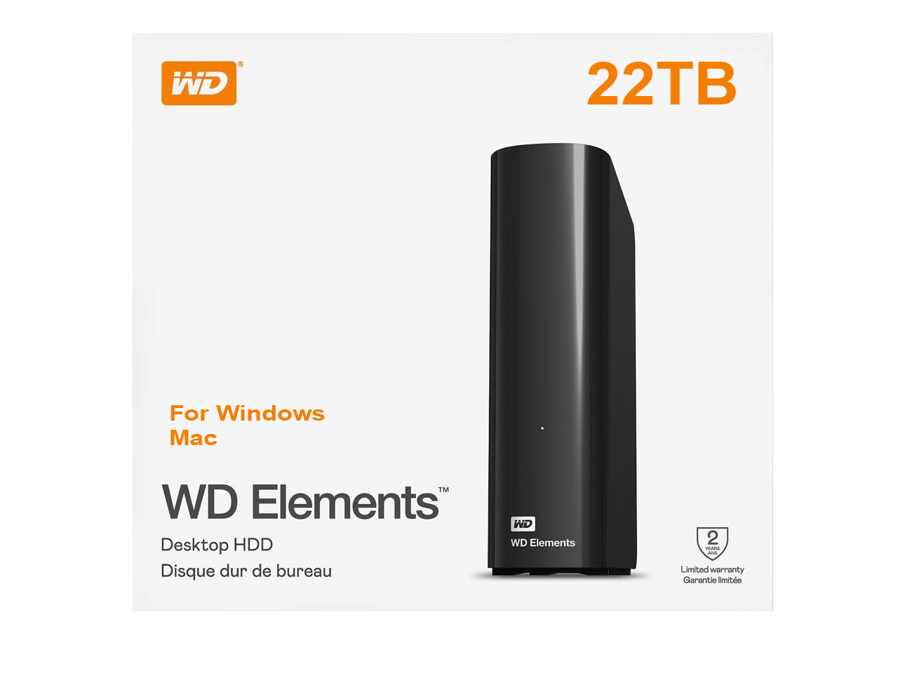 [Chính hãng] Ổ cứng gắn ngoài WD Elements Desktop USB 3.0 4TB 6TB 8TB 10TB 12TB 14TB 16TB 18TB 20TB 22TB 0401