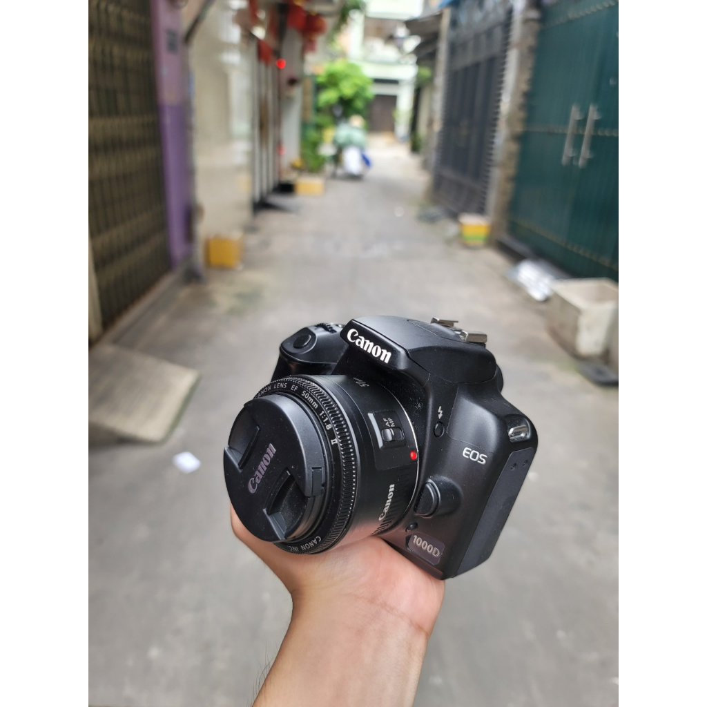 Máy ảnh Canon 1000D + lens 18-55mm - 10 Megapixel - Mới 98% | Shopee Việt Nam
