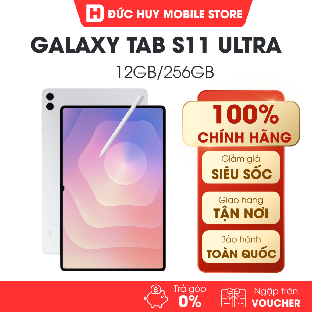 Máy Tính Bảng Samsung Galaxy Tab S11 Ultra 5G 12GB/256GB Chính Hãng | Shopee Việt Nam