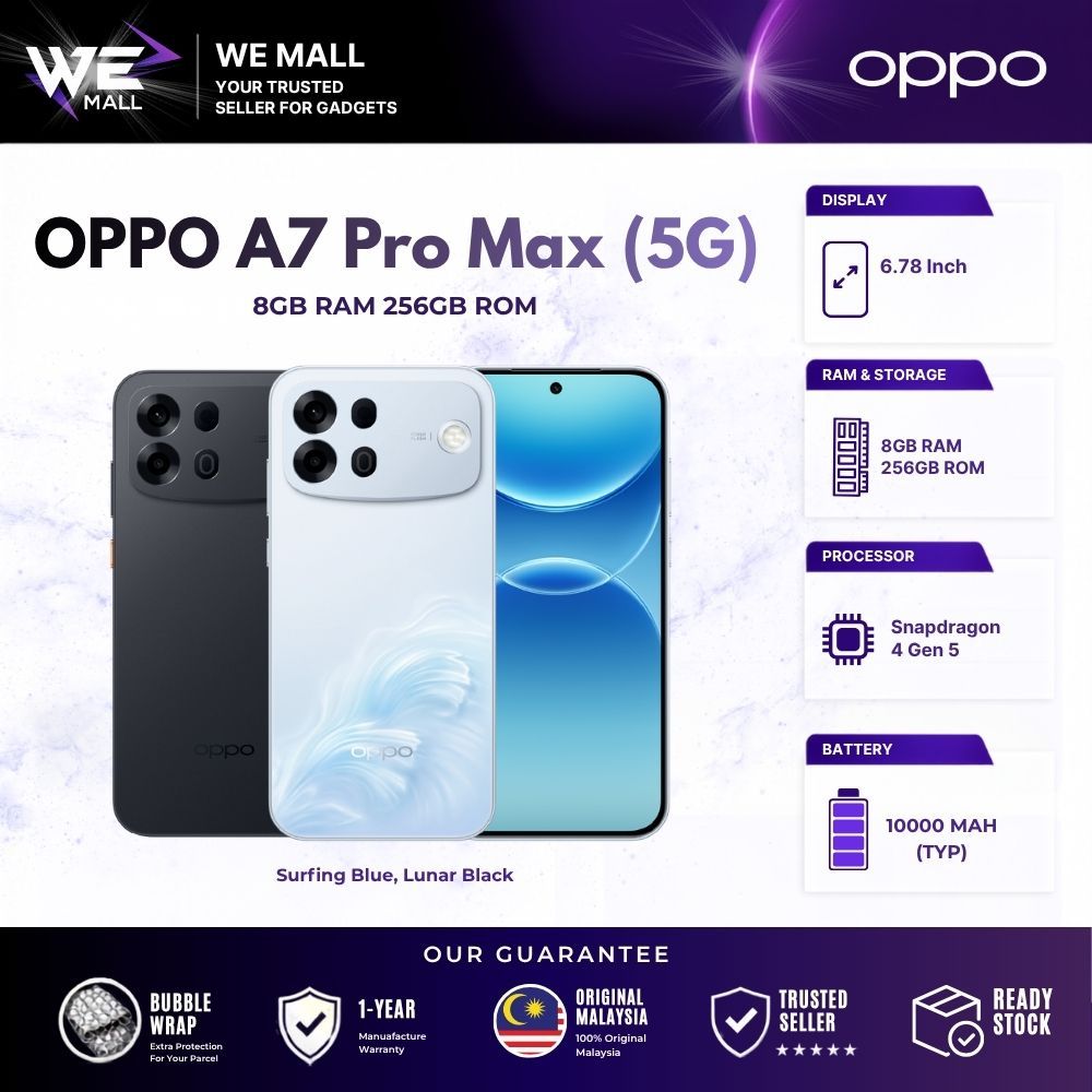 OPPO A7 Pro Max 5G [8GB RAM 256GB ROM]