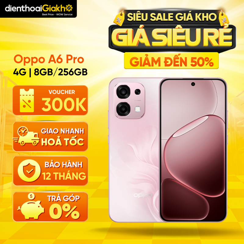 Điện Thoại Oppo A6 Pro 4G (8GB/256GB) Chính Hãng, Bảo Hành 12 Tháng | Shopee Việt Nam