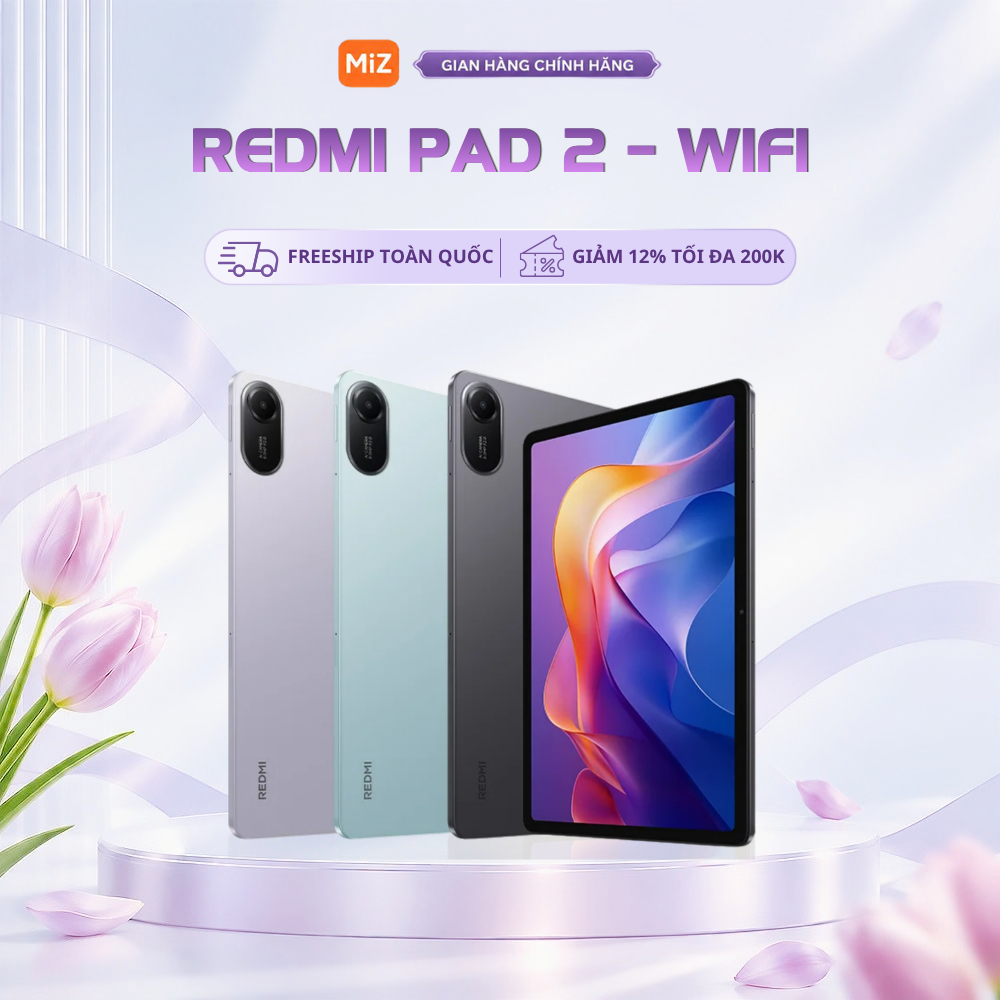 Máy Tính Bảng Xiaomi Redmi Pad 2 4/128GB - 6/128GB - 8/256GB Bản Wifi - Bảo Hành 18 Tháng | Shopee Việt Nam