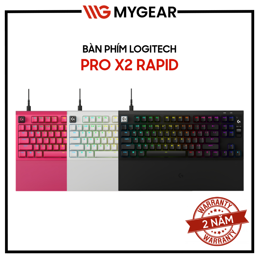 Bàn phím cơ Logitech G PRO X2 RAPID Switch từ tính TKL Rapid Trigger 8K OLED RGB | Shopee Việt Nam