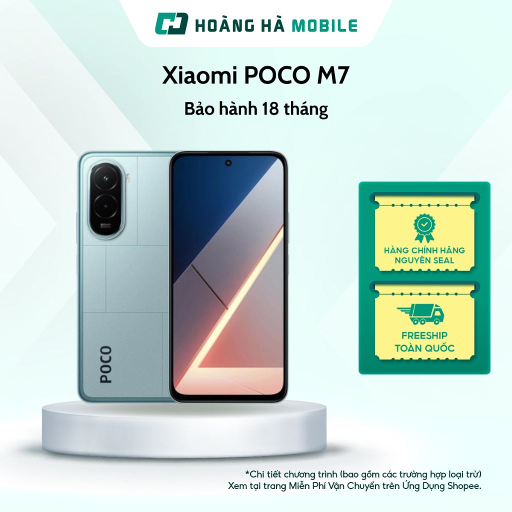 Điện thoại Xiaomi POCO M7 6GB/128GB - 8GB/256GB Hỗ trợ NFC chính hãng bảo hành 18 tháng